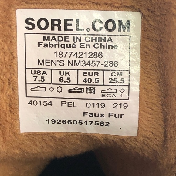 New Sorrel Hand Crafted Waterproof Duck Boots - Picture 8 of 9